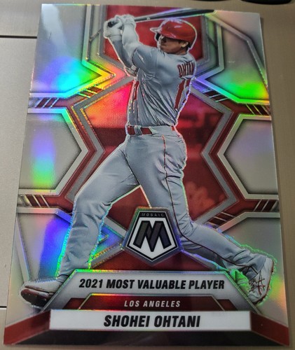 2022 Panini Mosaic SHOHEI OHTANI Prizm Refractor #281 Card 2021 LA DODGERS MVP
