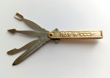 Soviet Pocket Knife ROCKET 1959 Space Race Era Folding Nail USSR Original VTG