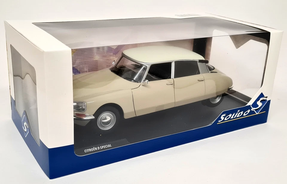 Solido 1/18 - Citroen D Special Albatross Beige 1972 Diecast Scale model car - Image 2 of 4