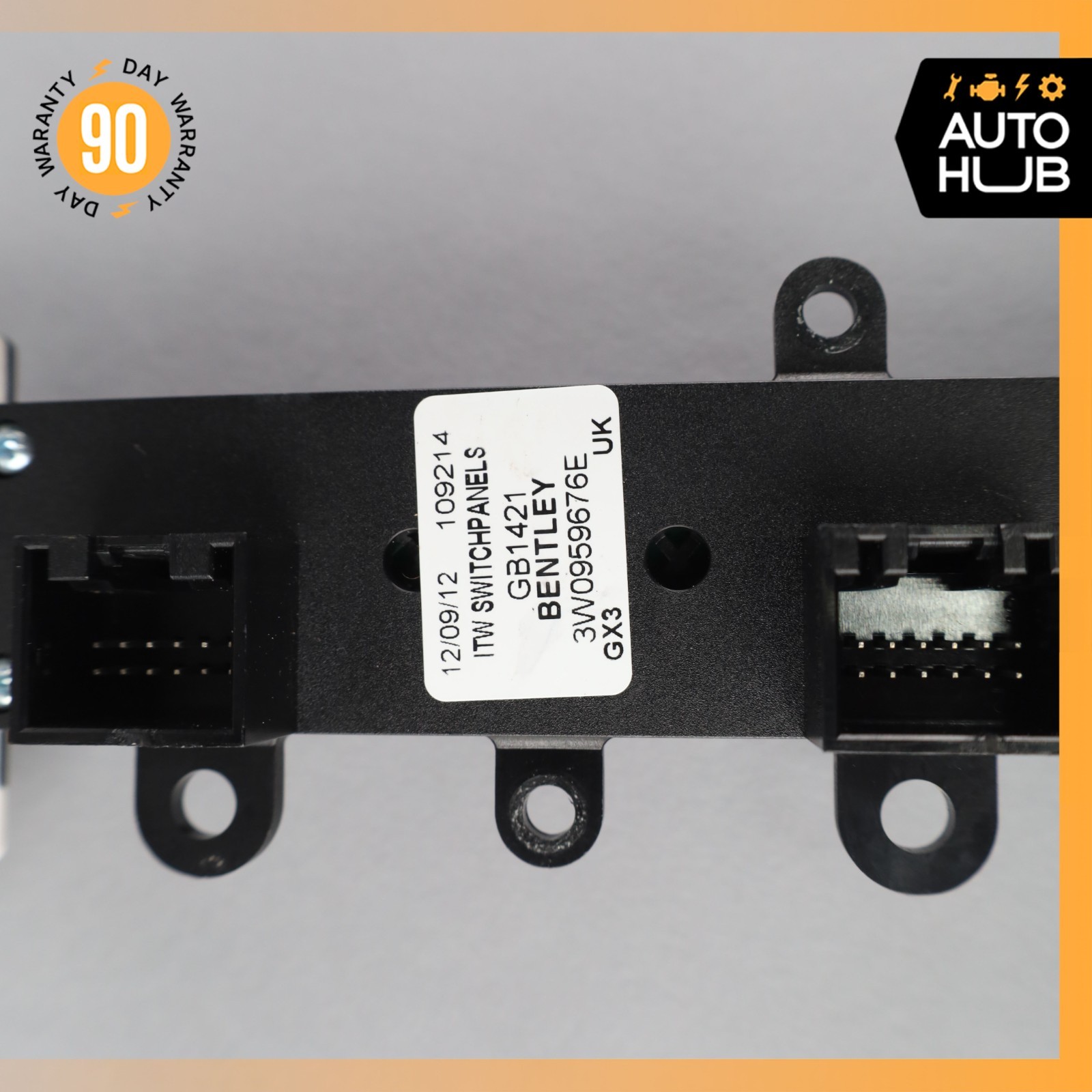 12-13 Bentley Continental GT Center Console Switch Panel 3W0959676E OEM 30k