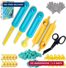 Kizzikids Cardboard Tools for Kids with Cutter Tool Box, 149 PCS Cardboard Cons