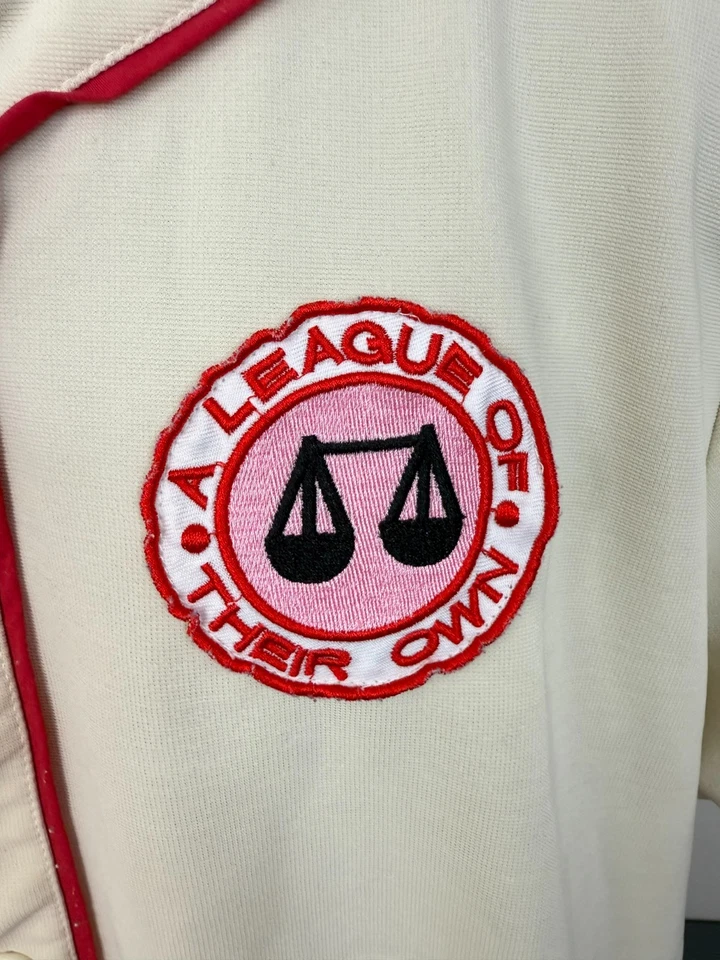 Disfraces divertidos para hombre A League of Their Own Jersey Camisa Adulto Disfraz Crema Talla XL Foto 3 de 4