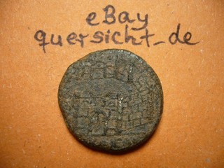 RARE: Macrinus Nicaea (260 261 AD) AE 23 39 mm 7 92 g STADT ANSICHT (CA5597)