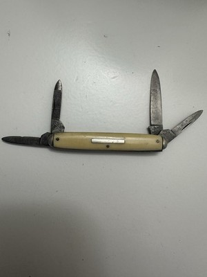 Aw Wadsworth And Son Germany Four Blade Equal End Pen Knife Vintage