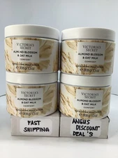 Victoria's Secret Almond Blossom & Oat Milk Comfort  Body Scrub 13oz ,4 Pack NEW