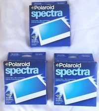 3 Lot Vintage Polaroid Spectra Platinum Instant Film 10 Photo expired 07