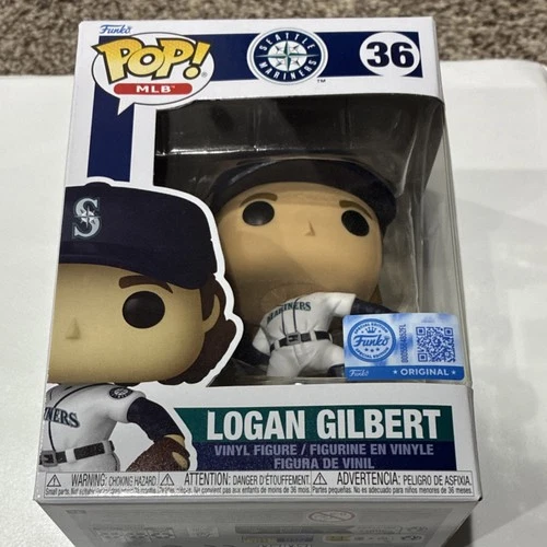 Funko Pop! Vinyl Logan Gilbert MLB Seattle Mariners Baseball Club Figure #36