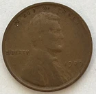 1909 Circulated Lincoln Wheat Cent. A nice album slot filler.