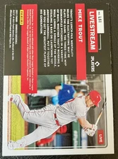 2021 Donruss #LS1 Mike Trout Livestream Vector