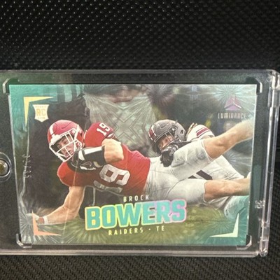 2024 Luminance - Brock Bowers (RC) 32/35 - Teal Variation #186