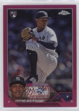 2023 Topps Chrome Update Magenta Refractor 203/399 Jhony Brito #USC81 10s2