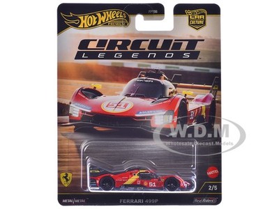 FERRARI 499P #51 RED DIECAST MODEL CAR BY HOT WHEELS JBK49 | eBay