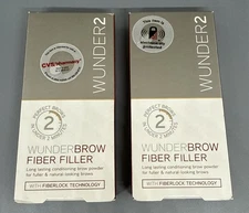 Wunder2 Wunder Brow Fiber Filler  Blonde  0.7 oz EACH Lot Of 2 New In Box