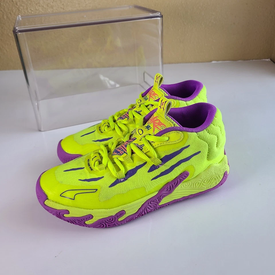 PUMA x LAMELO BALL MB.03 Spark Basketball little kids Size 13C - Image 2 of 4