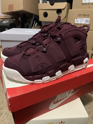 Nike Air More Uptempo Night Maroon 921949-600  Size 8M/9.5W NEW