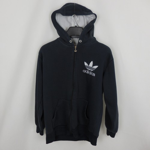 Black adidas Hoodie, Youth XXL with Reflective Silver stripes and adidas Logo - Picture 3 of 13