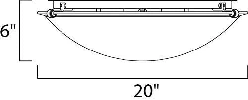 Maxim 11060FTSN Malaga 20" 4-Light Frosted Glass Flush Mount in Satin Nickel - Picture 2 of 2