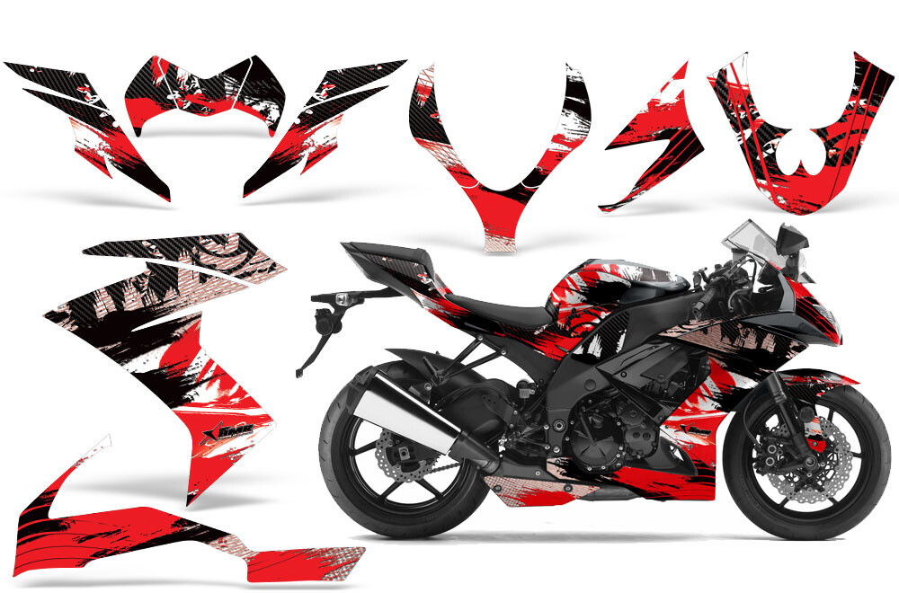 Streetbike Graphic Stickers Decals For Kawasaki Ninja ZX10 2008