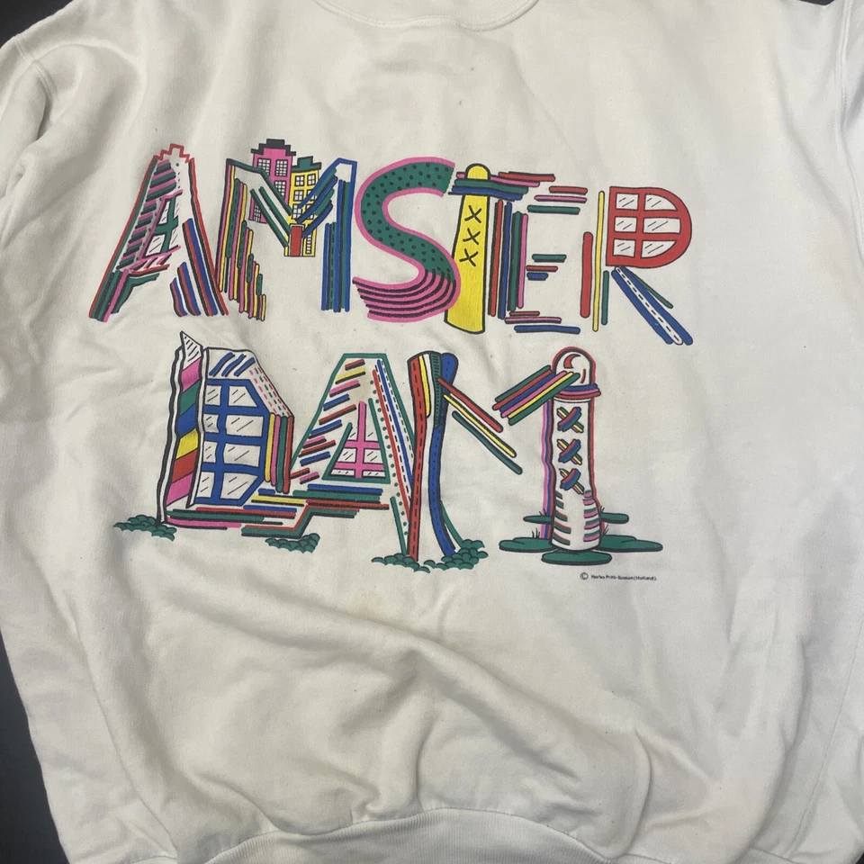 Suéteres de Colección Años 90 Noticias de Hoy Columbia Pullover Suéter Lote de 4 Para Hombre’s M Foto 2 de 4