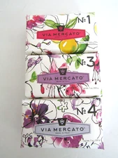 Via Mercato Soap, Made in Italy, Set of 3