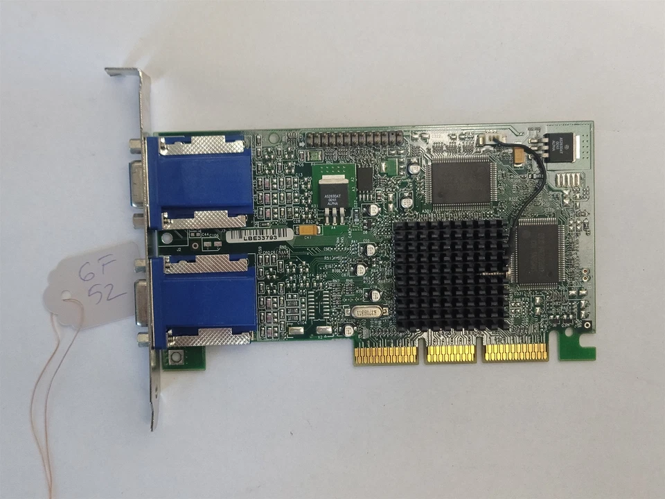 Matrox G45+MDHA16D/0E6 AGP Video Card, Dual VGA, 16MB - Image 2 of 4