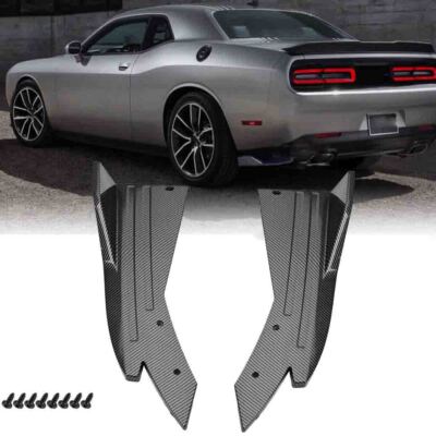 For Dodge Challenger SRT Rear Bumper Lip Diffuser Splitter Spoiler ...