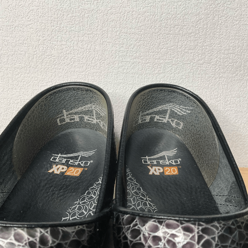 Zoccoli DANSKO scarpe comode donna taglia 41 (10,5-11) nero argento antiscivolo - Foto 6 di 15