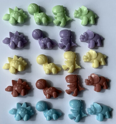 Mini Dinosaurier Seifen - Kaugummiseifen Party Gastgeschenke 6er, 12er, 18er, 24er und 30er Set.