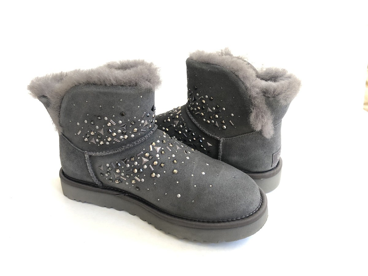 Galaxy Bling Ugg Boots Bling Grau Cheap Ugg Boots Swarovski
