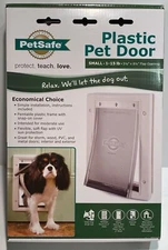 PetSafe Plastic Pet Door For Small Dogs & Cats 1-15 Lbs  #PPA00 -10958 (New)