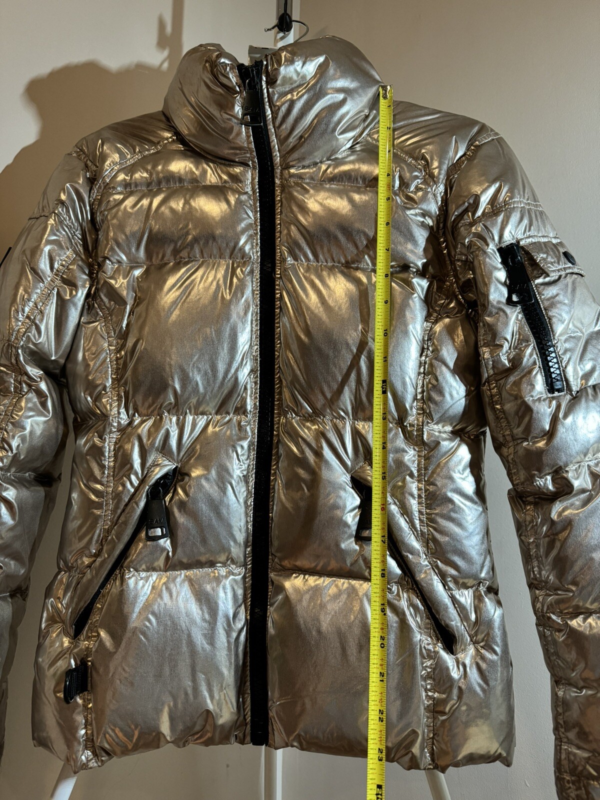 SAM. Freestyle Down Puffer Jacket Gold Women’s S … - image 15