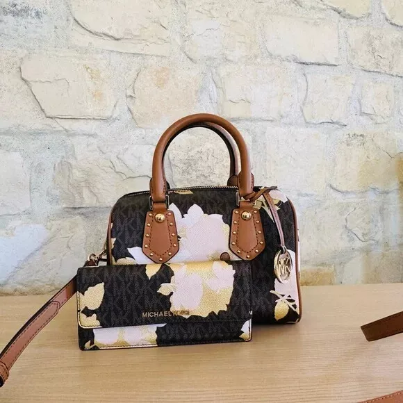Michael kors sale aria medium satchel