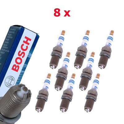8x (8 Stück) BOSCH Zündkerze Super Plus 4 Elektrode 0242240587 für AUDi PORSCHE