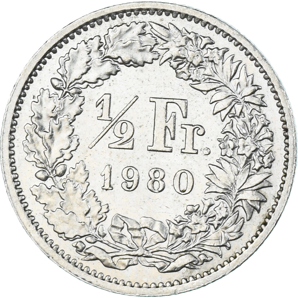 1329365] Coin, Switzerland, 1/2 Franc, 1980 | eBay
