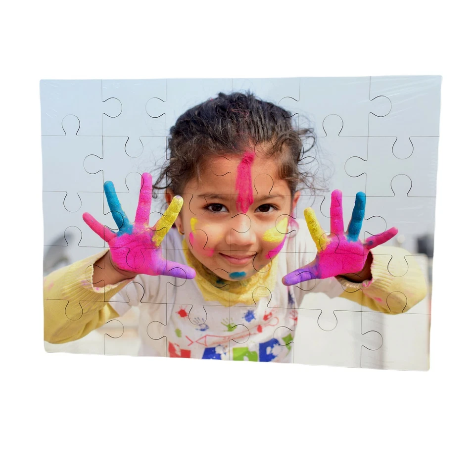 Personalised CUSTOM Wooden MDF Jigsaw Puzzle, 30 Pieces A5+ size Photo / Txt - Image 2 of 4