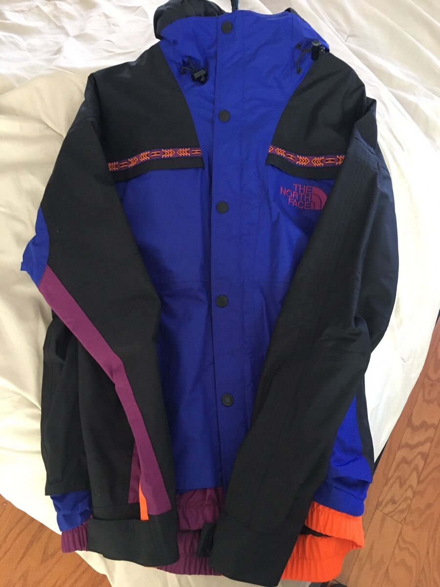 The North Face TNF 92 Rage Collection Rain Jacket Aztec Blue The North Face TNF 92 Rage Collection Rain Jacket Aztec Blue