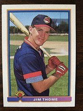 1991 Bowman Jim Thome Rookie Card #68 Cleveland Indians HOF’er!