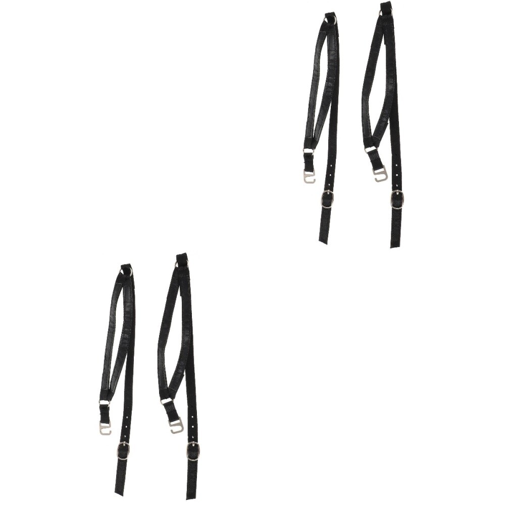 APL 2 Paia Lacci Tacco Alto Cinturini Elastici Staccabili Uomo Donna Tacchi Cravatte