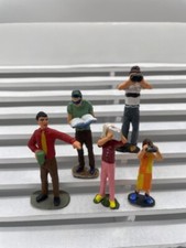 F1106 Greenhills Diecast Metal Painted Spectators x 5 for Scalextric Carrera etc