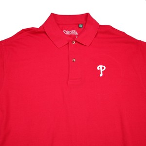 Philadelphia Phillies MLB baseball Cotton Mens L Red Polo Golf Shirt | eBay