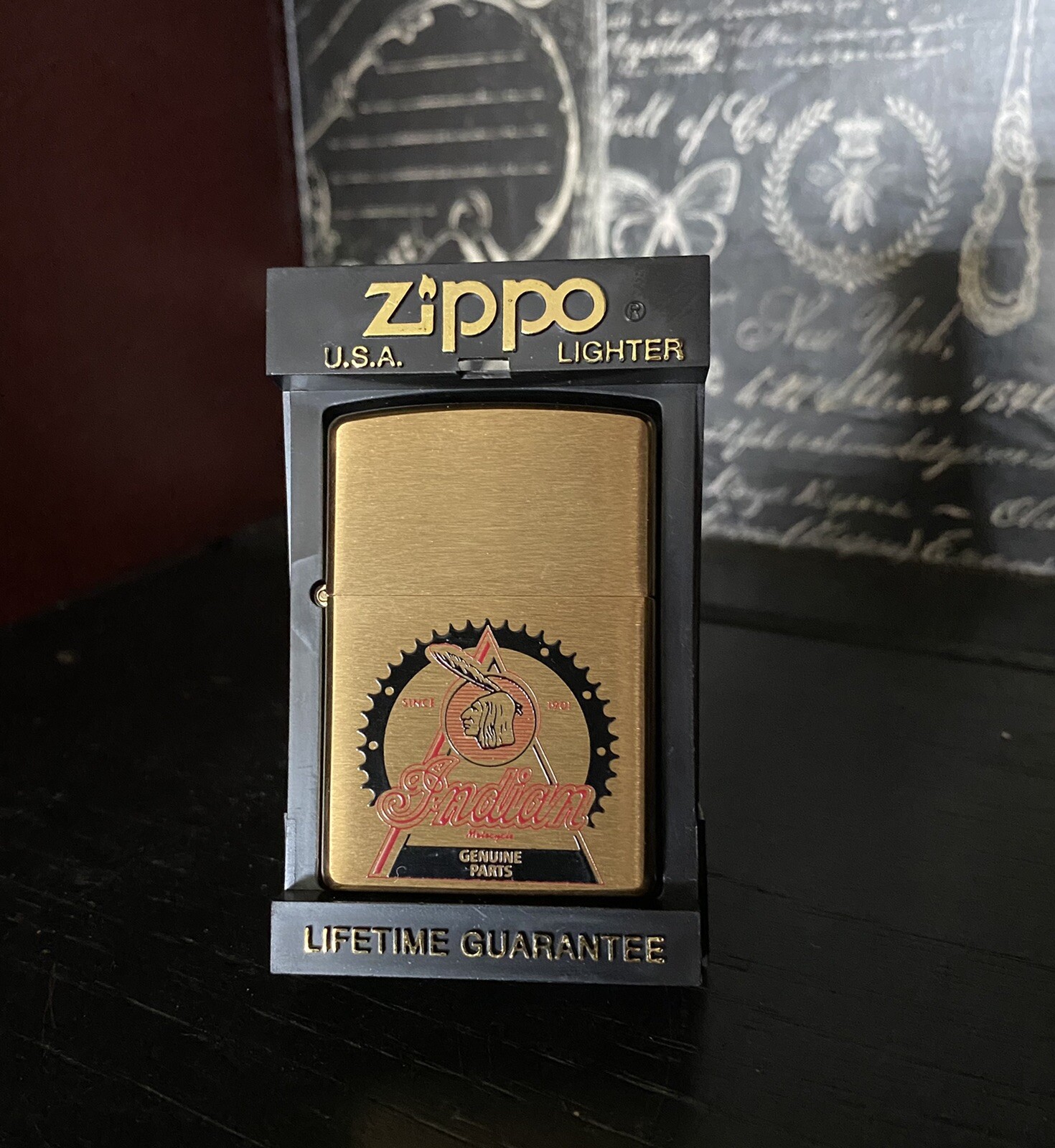 - Indian Motorcycle Genuine Parts Brass