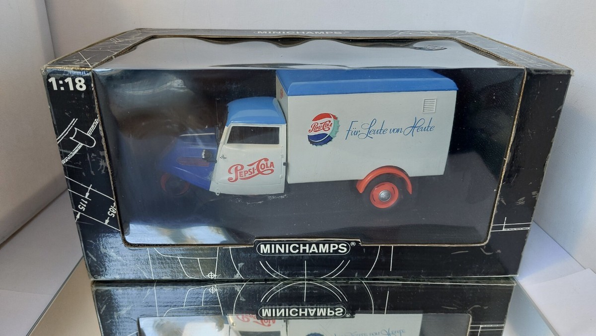 Minichamps 1:18 Hanseat Tempo 3-wheeler Pepsi Cola | eBay