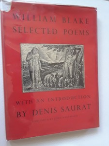 Blake-William-Saurat-Denis-Selected-Poems-1947-Westhouse-London-HB-DJ