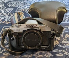 VINTAGE MINOLTA-X370 SLR 35 MM CAMERA KIT With ACCESSORIES!