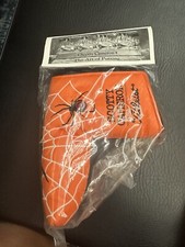 SCOTTY CAMERON HEADCOVER 2008 HALLOWEEN SPIDERWEB GLOW PUTTER COVER GOLF BLADE