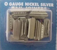 ATLAS O 3-RAIL NICKEL SILVER RAIL JOINERS 6091! O SCALE O GAUGE TRACK PACK OF 16