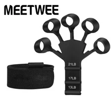 Grip Strength Trainer Hand Grip Strengthener for Therapy Relieve Pain Black