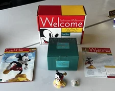 Walt Disney Classics Collection Mickey Mouse Thru The Mirror 2000 With Pin WDCC