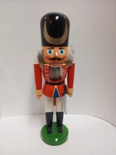 Vintage VEB Hodrewa Rothenthal 14" Soldier Guard Nutcracker Made in Germany GDR