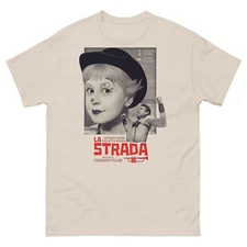 La Strada T-Shirt | Classic Fellini Movie | Vintage Italian Cinema Apparel